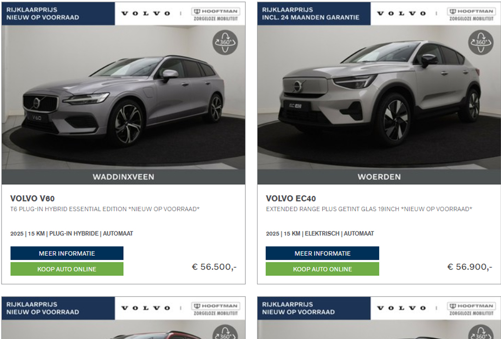 Hooftman-Volvo-voorraad